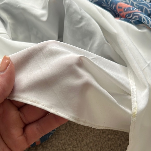 Gretchen Scott Palanquin Party Navy Blue Red V-Neck Ruffles Women’s Small - Picture 14 of 14